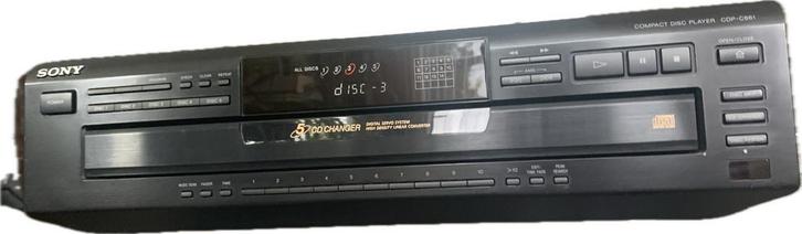 Sony CDP-C661 cd speler 5 cd wisselaar, Audio, Tv en Foto, Cd-spelers, Zo goed als nieuw, Sony, Wisselaar, Ophalen of Verzenden