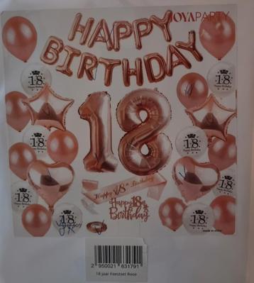 Rose 18 Jaar Verjaardag Versiering beschikbaar voor biedingen