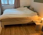 Auping Auronde 160x200 met eventueel achterwand, Ophalen, Wit, Tweepersoons, Zo goed als nieuw