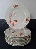 8 Vintage porseleinen ontbijtborden jaren 1930, Tielsch, Antiek en Kunst, Ophalen of Verzenden