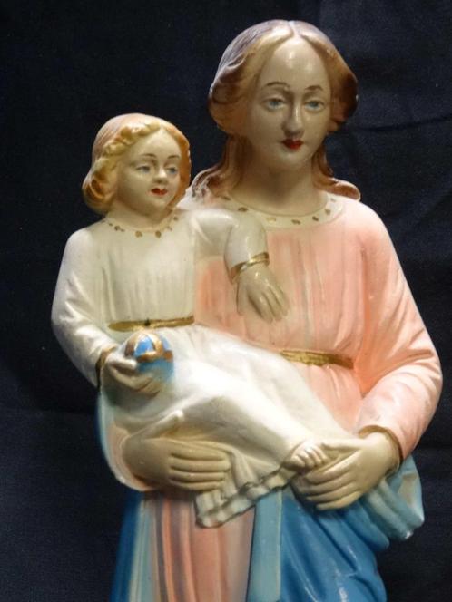 100064=Maria met het Heilig Kindje.278, Antiek en Kunst, Antiek | Religie, Ophalen of Verzenden