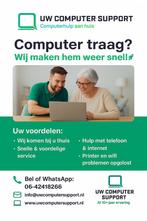 Trage computer? Wij lossen het direct op! Wij helpen graag!, Diensten en Vakmensen, Computer en Internet experts, Komt aan huis