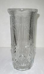 Retro Fidenza massief glazen vaas Italy van de 70 jaren., Ophalen of Verzenden