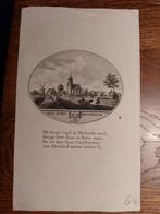 19 / Hoogmade Gravure uit 18de eeuw van Ollefen en bakker, Antiek en Kunst, Kunst | Etsen en Gravures, Ophalen of Verzenden