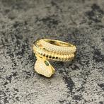 14k gouden ring slang prachtig model, 20 of groter, Heer, Ophalen of Verzenden, Zo goed als nieuw