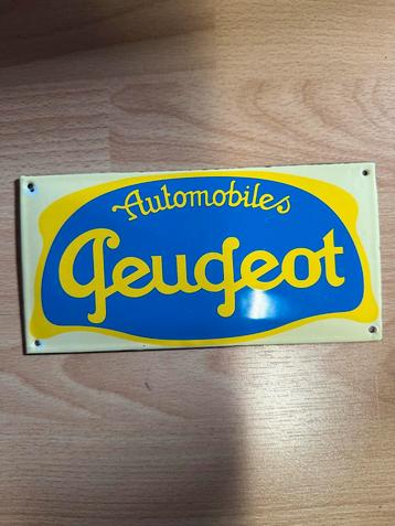 Peugeot Verzamelobjecten - Vlag, Emaille Bord, Gereedschap beschikbaar voor biedingen