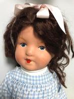 Antieke wildebras pop papier mache, Ophalen of Verzenden, Gebruikt, Pop