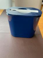 Tupperware ijsblokjes kan met tang blauw, Blauw, Gebruikt, Ophalen of Verzenden