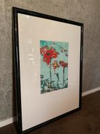 Schilderij Emeke Buitelaar Bloemen in lijst, Ophalen