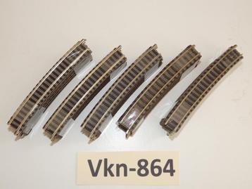 Vk-864 N Spoor Gebogen Rails 9131 Fleischmann Piccolo DB beschikbaar voor biedingen
