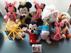 Disney knuffel set minnie mouse,marie,tijgertje,enz, Overige typen, Ophalen of Verzenden, Zo goed als nieuw