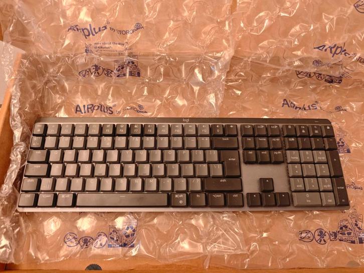 Logitech MX Mechanical Tactile Toetsenbord, Computers en Software, Toetsenborden, Nieuw, Qwerty, Draadloos, Ergonomisch, Multimediatoetsen