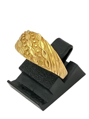 18 karaat gouden ring bewerkt alsof het kant is. Mt 18 beschikbaar voor biedingen
