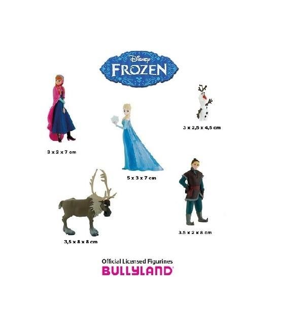 Bullyland - Disney Frozen Speelset - Taarttoppers - set 5 st, Ophalen of Verzenden, Nieuw, Taarten of Cupcakes, Versiering