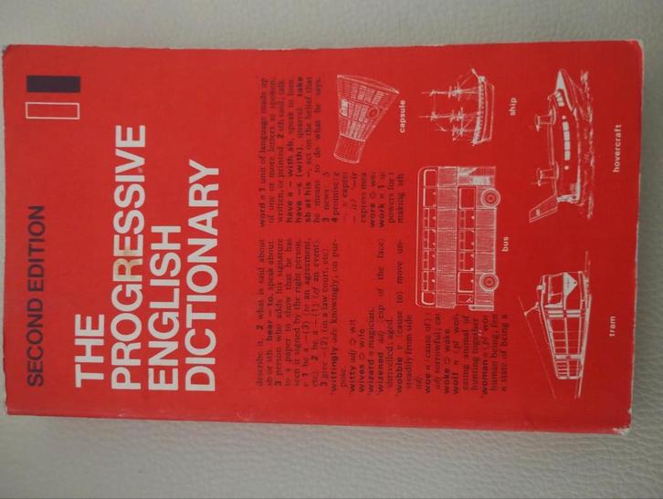 Progressive English Dictionary - Oxford 1974, Boeken, Woordenboeken, Gelezen, Engels, Overige uitgevers, Ophalen of Verzenden