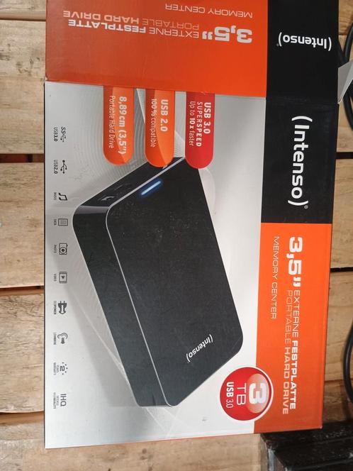 Intenso externe harde schijf, Computers en Software, Harde schijven, Zo goed als nieuw, Laptop, USB, Ophalen of Verzenden