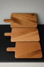 Set van 3 handgemaakte eiken snijplanken – nieuw, Ophalen of Verzenden, Zo goed als nieuw