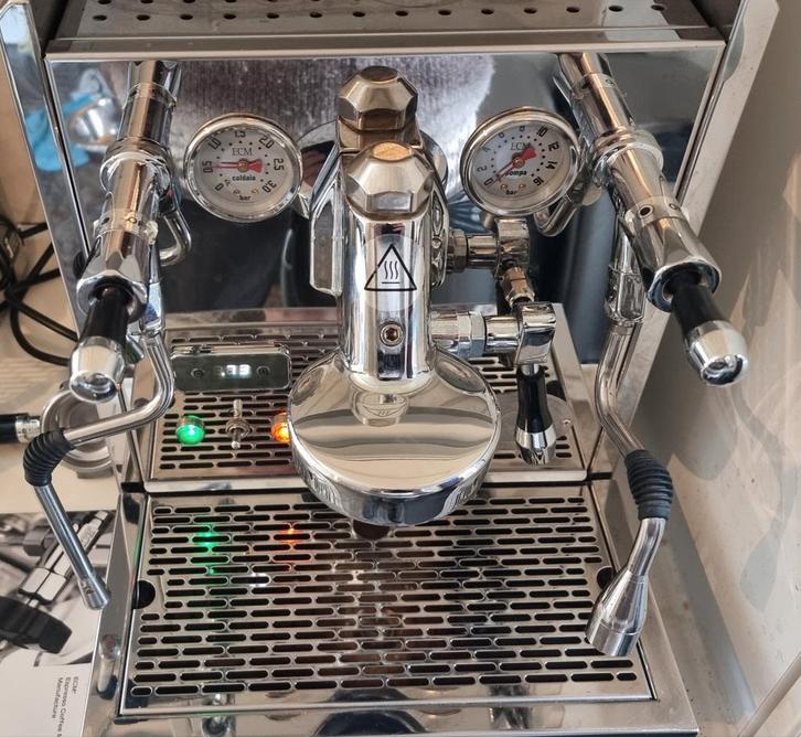 ECM Synchronika ||  Espressomachine - Dubbele Boiler, Witgoed en Apparatuur, Koffiezetapparaten, Zo goed als nieuw, Gemalen koffie