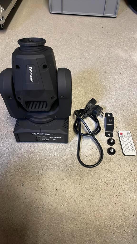 BeamZ Panther 40 Movinghead Spot - Topconditie!, Muziek en Instrumenten, Licht en Laser, Zo goed als nieuw, Licht, Geluidgestuurd