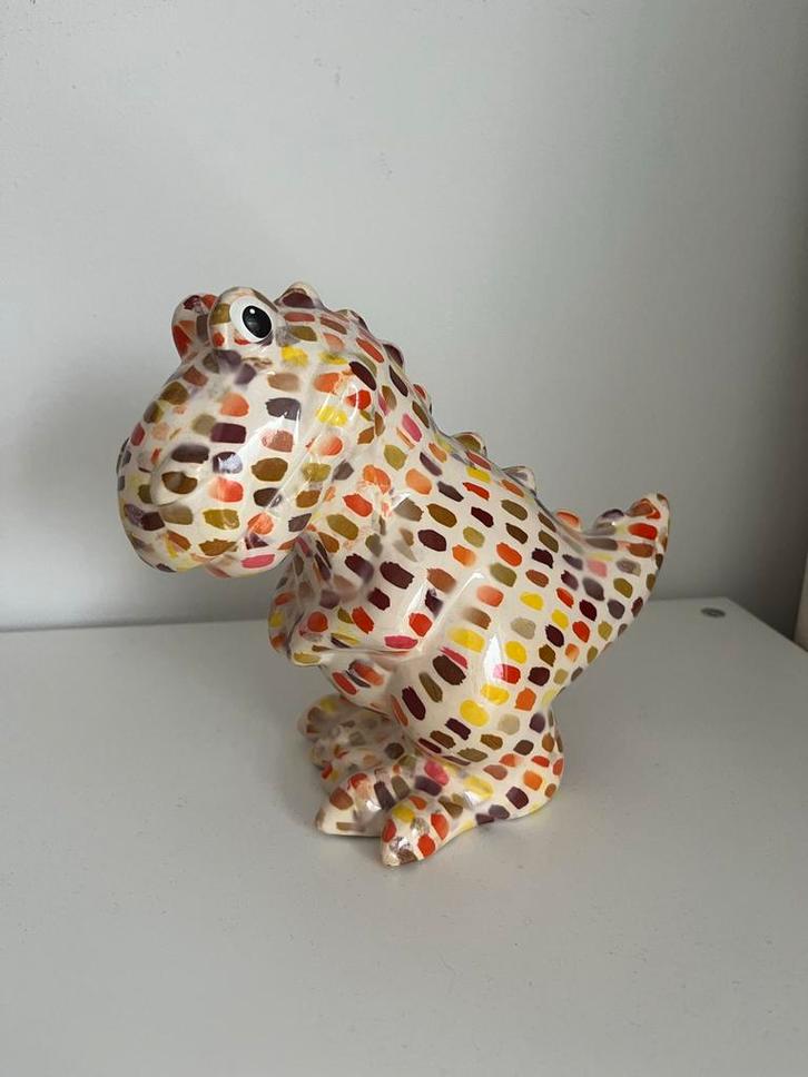 Pomme Pidou Dino Spaarpot - Uniek Design!, Verzamelen, Spaarpotten, Zo goed als nieuw, Overige materialen, Ophalen of Verzenden