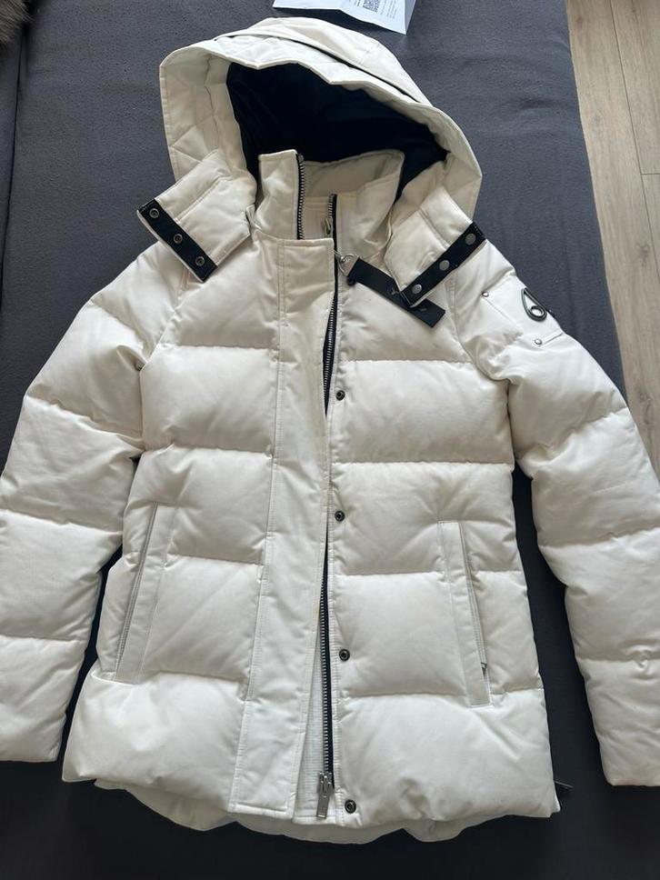moose knuckles maat S, Kleding | Dames, Jassen | Winter, Gedragen, Maat 36 (S), Wit, Ophalen