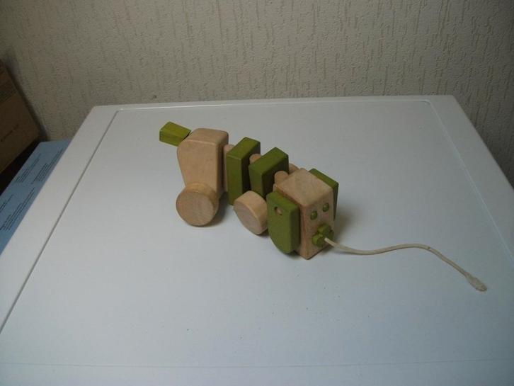 Trek hond, Kinderen en Baby's, Speelgoed | Houten speelgoed, Gebruikt, Ophalen of Verzenden