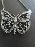 hals ketting, Sieraden, Tassen en Uiterlijk, Ophalen, Overige materialen, Met strass, Zo goed als nieuw