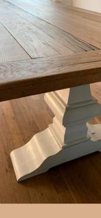 Prachtige eikenhouten tafel van Riviera Maison, Huis en Inrichting, Tafels | Eettafels, Zo goed als nieuw, Vijf personen of meer