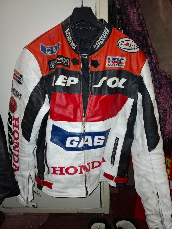 Leren Motorpak XL - Gevoerd & Beschermd, Motoren, Kleding | Motorkleding, Combipak, Dames, Heren, Tweedehands, Ophalen of Verzenden