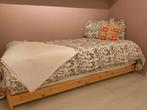 Utaker IKEA stapelbaar bed grenen hout (2x) 80x200, Huis en Inrichting, Ophalen, Verstelbaar, Zo goed als nieuw, 80 cm