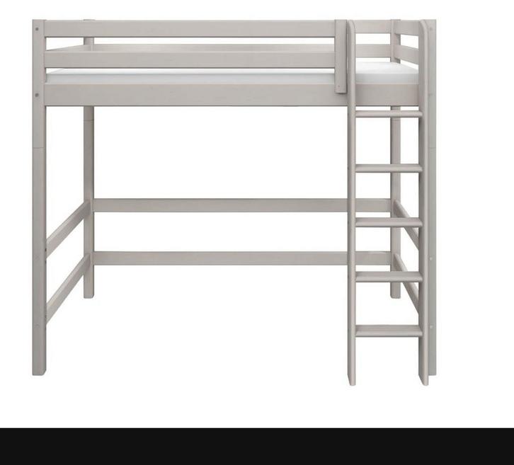 Hoogslaper wit creme, Huis en Inrichting, Slaapkamer | Stapelbedden en Hoogslapers, Gebruikt, Hoogslaper, 90 cm, Eenpersoons, Ophalen