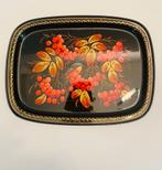 Russisch dienblad, hand beschilderd, Antiek en Kunst, Verzenden