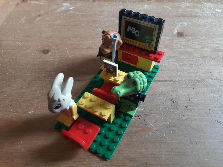 Fabuland Lego 3645 - De Dierenschool, Kinderen en Baby's, Speelgoed | Duplo en Lego, Zo goed als nieuw, Lego, Complete set, Ophalen of Verzenden