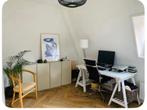 Ikea bureau met twee schragen, Ophalen