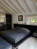 Moderne zwarte hoogglans slaapkamer, incl. Auping bed., Huis en Inrichting, Slaapkamer | Complete slaapkamers, Gebruikt, Ophalen