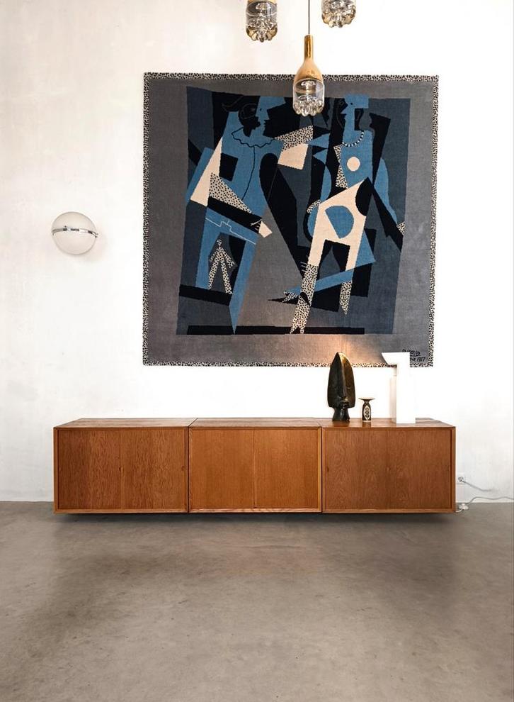 Poul Cadovius Royal System Lowboard Deens Design, Huis en Inrichting, Kasten | Wandmeubels, Gebruikt, Minder dan 100 cm, 200 tot 250 cm