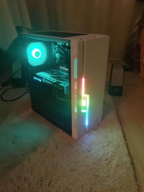 RGB Game PC i5-6600k Sapphire Nitro+ RX 580 8GB, Computers en Software, Desktop Pc's, Zo goed als nieuw, 3 tot 4 Ghz, HDD, SSD