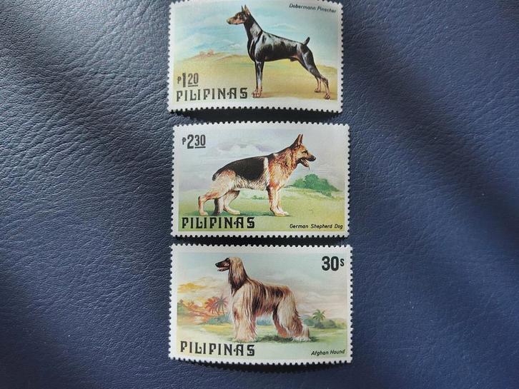 Filipijnen Postzegels - Honden Serie, Postzegels en Munten, Postzegels | Azië, Gestempeld, Ophalen of Verzenden