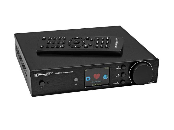 OMNITRONIC DRS-95 Internet Radio with DAB+ and Bluetooth, Audio, Tv en Foto, Radio's, Nieuw, Radio, Ophalen of Verzenden