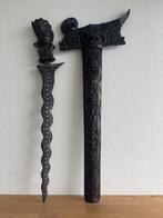 Art deco - Indonesische Kris - 50 cm, Antiek en Kunst, Kunst | Beelden en Houtsnijwerken, Ophalen of Verzenden