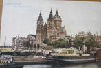 Amsterdam met de Nicolaaskerk - rond 1900 - nieuw, Verzamelen, Ansichtkaarten | Nederland, Verzenden, 1960 tot 1980, Ongelopen