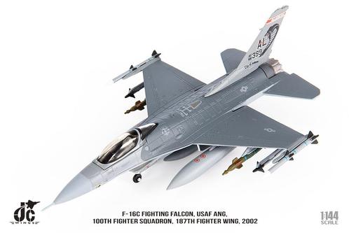 F-16 Fighting Falcon 100th FS Red Tails Alabama ANG JC Wings, Verzamelen, Luchtvaart en Vliegtuigspotten, Nieuw, Schaalmodel, Verzenden