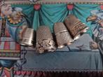 Vier zilveren vingerhoedjes, Antiek en Kunst, Antiek | Goud en Zilver, Verzenden