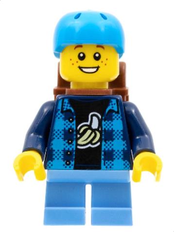 nieuwe lego cty1332 jongen skateboarder minifiguur   beschikbaar voor biedingen
