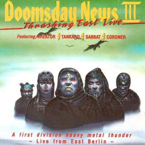 V/A - Doomsday News III CD Thrash Metal 1990 Live, Cd's en Dvd's, Cd's | Hardrock en Metal, Gebruikt, Ophalen of Verzenden
