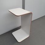 HAY Design multiplex witte bijzettafel / laptoptafel - 75x4, Huis en Inrichting, Tafels | Bijzettafels, Gebruikt