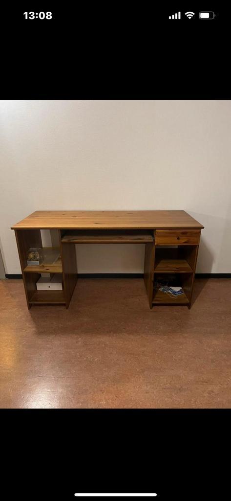 Bureau zgan, Huis en Inrichting, Bureaus, Zo goed als nieuw, Ophalen