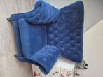 TeKoop: Imposante gecapitonneerde Fauteuil Koningsblauw, Huis en Inrichting, Fauteuils, Ophalen, Gebruikt, 75 tot 100 cm, 100 tot 125 cm