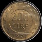 12# Italië 200 Lire 1991 km105, Ophalen of Verzenden, Italië