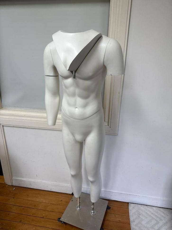 Mannen paspop verstelbaar (met losse onderdelen), Hobby en Vrije tijd, Kostuums, Theaterbenodigdheden en LARP, Zo goed als nieuw